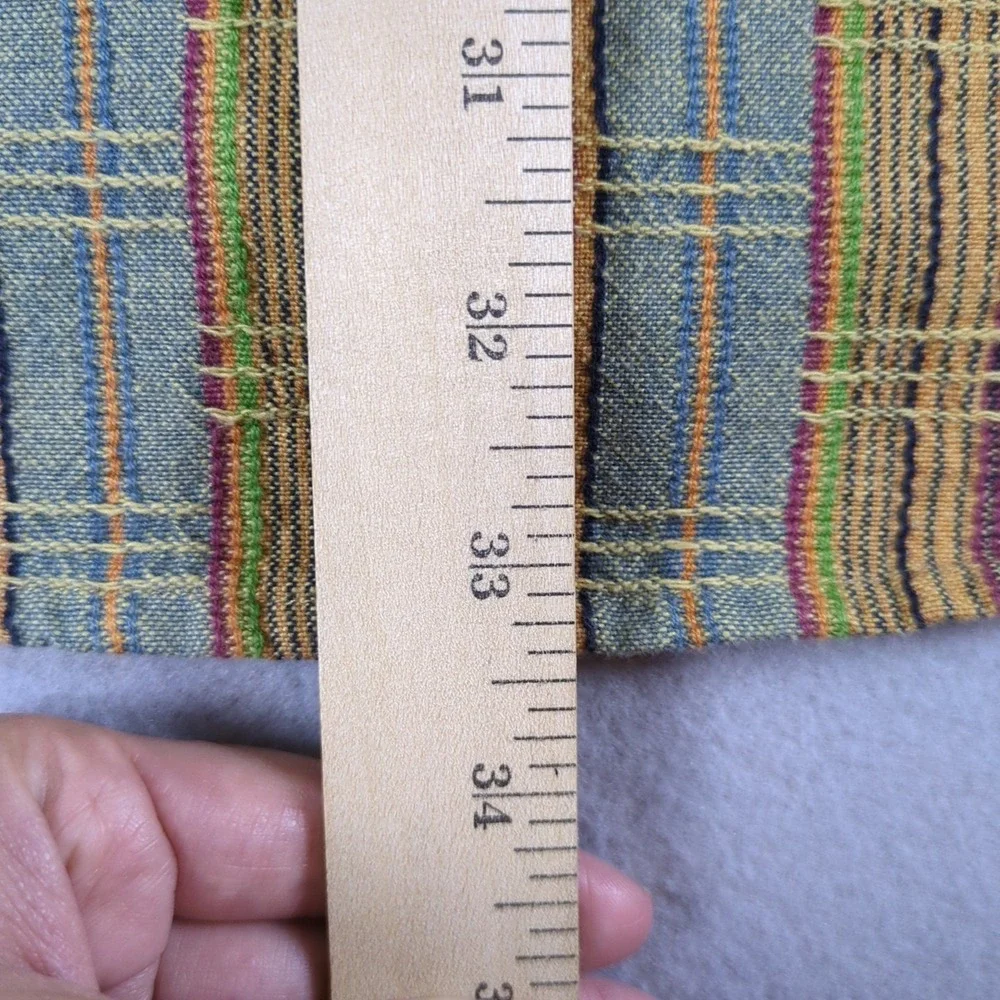 The Territory Ahead Southwestern Shirt Mens XXL Brown Striped Aztec Midweight
